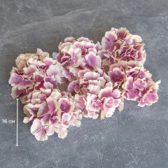 Головка гортензії, кремово-бузкова, 16 см (9222-003)