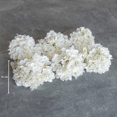 Головка гортензії дрібноквіткової, біла, 14 см (9222-008)