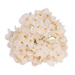 Головка гортензії дрібноквіткової, кремова, 14 см (9222-009)