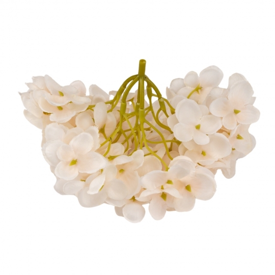 Головка гортензии мелкоцветная, кремовая, 14 см (9222-009)