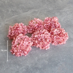 Головка гортензії дрібноквіткової, рожева, 14 см (9222-012)