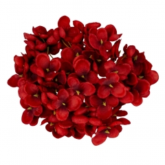 Головка гортензії дрібноквіткової, червона, 14 см (9222-014)