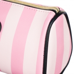 Косметичка рожева "Смужки" (20*12*7) (004LL)