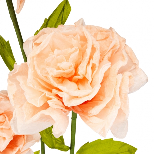 Великі ростові декоративні квіти на стійці, пудрові, 155 см (2030-004)