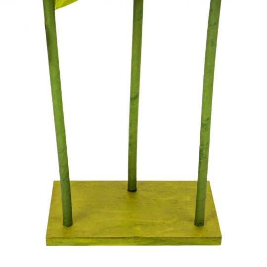 Великі ростові декоративні квіти на стійці, пудрові, 155 см (2030-004)