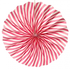 Набір з 6 паперових віял, рожевий (8705-004)