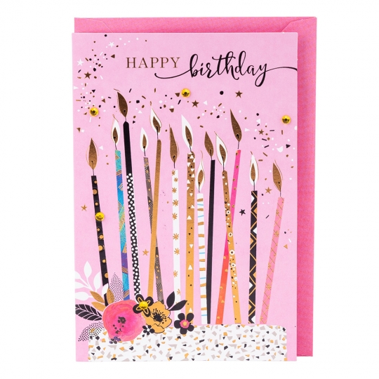 Вітальна листівка з конвертом до Дня Народження 