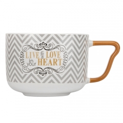 Кружка "Тепло в сердце", 500 мл * Рандомный выбор дизайна (9080-003)