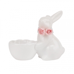 Підставка під яйце "Великодній ранок", біла, 8,5 см (5009-017)