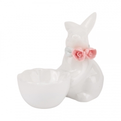 Підставка під яйце "Великодній ранок", біла, 8,5 см (5009-017)