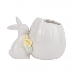Ємність для зберігання "Великодня гармонія", біла, 9 см (5009-018)