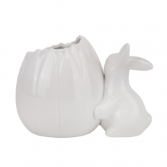 Ємність для зберігання "Великодня гармонія", біла, 9 см (5009-018)