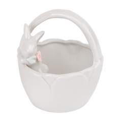 Кошик "Весняний настрій", білий, 11,5 см (5009-021)