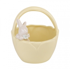 Кошик "Весняний настрій", жовтий, 11,5 см (5009-022)