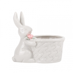 Кошик "Весняний дарунок", біла, 13 см (5009-024)