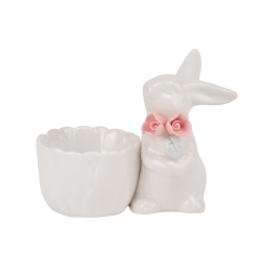 Підставка під яйце "Вухань", біла, 8,5 см (5009-029)