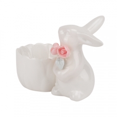 Підставка під яйце "Вухань", біла, 8,5 см (5009-029)