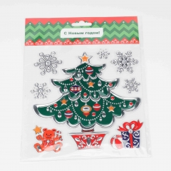 Наклейки "Новорічна красуня" (8816-016)