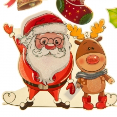 Набір наклейок "Веселий санта" * рандомний вибір дизайну (8817-030)