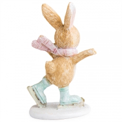 Статуетка "Зайченя на ковзанах", 10 см (2007-216)