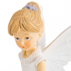 Статуетка "Янгол з кроликами", 10,5 см (2007-231)