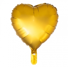 Шар надувной "Сердце" (gold) (8026-001)