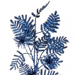 Декоративна гілка "Синій іній" (6019-016)