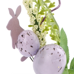 Декоративна гілочка «Великодні крашанки», 24 см (5004-015)