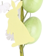 Декоративна гілочка «Жовтий кролик», 40 см (5004-019)