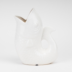 Ваза "Морський силует", біла, 28 см (4011-025)