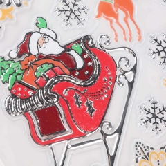 Наліпки "Щасливого Різдва" кольорові (8816-006)