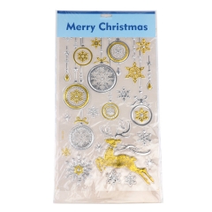 Наліпки "Оленятко Рудольф та новорічні кульки" (8816-023)