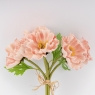 Букет маков, 5 бутонов, розовый, 31 см (9259-145)
