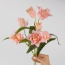 Штучна лілія, рожева, 80 см (2019-018)