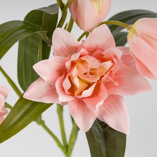 Штучна лілія, рожева, 80 см (2019-018) Штучна лілія, рожева, 80 см (2019-018)