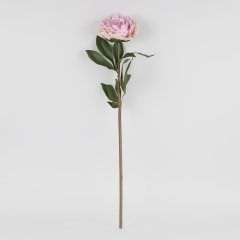 Искусственные пионы с эфектом живого прикосновения, лиловые, 67 см (2019-022)