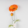 Искусственный мак, оранжевый, 72 см (2019-025)