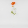 Искусственный мак, оранжевый, 72 см (2019-025)