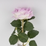 Искусственная роза с эфектом живого прикосновения, лиловая, 50 см (2019-029)