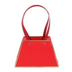 Коробка для квітів "Сумочка" 21*13*10, червона (8916-009-5)