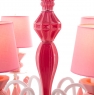 Люстра подвесная розовая на 6 ламп (BL001/6pink) (BL001/6pink)