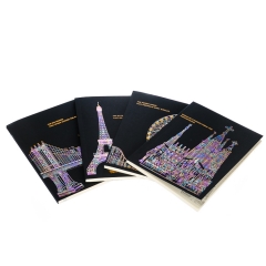 Набір блокнотів "Архітектура" (48 аркушів) 4 шт. (0380JH)