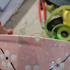 УЦІНКА Набір керамічних контейнерів з вакуумною кришкою(Скол зверху на судочку на одному,чорне сміття всередині) (00BR-0049JA-D/1)