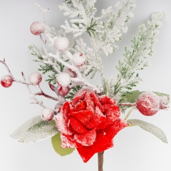 Декоративна гілка "Крижана казка", 31 см (9257-004)