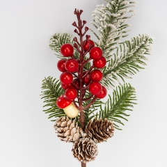 Декоративна гілка "Ялинковий настрій", 30 см (9257-014)