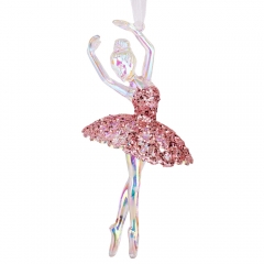 Елочная игрушка "Балерина", 14 см (6027-001)