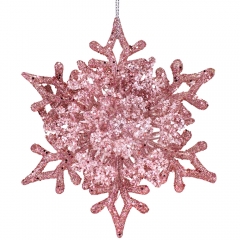 Елочная игрушка "Снежинка", 11 см (6027-009)