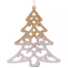 Елочная игрушка "Золотая елка", 16 см (6027-019)