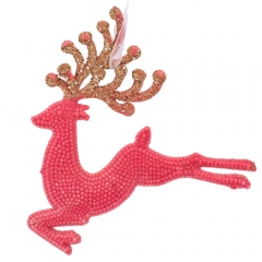 Ёлочная игрушка "Розовый олень", 11,5 см (6027-031)