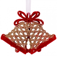 Елочная игрушка "Изысканные колокольчики", 10,5 см (6027-036)